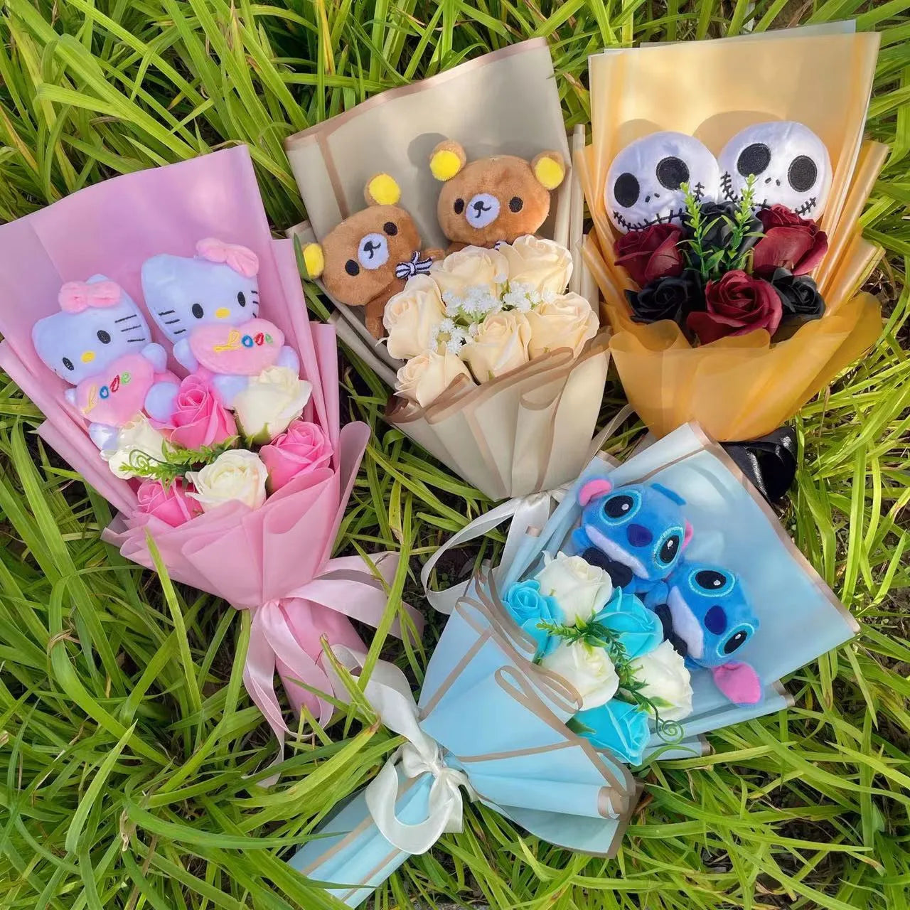 Plush Teddy Bear Stuffed Toy Gift Bouquet