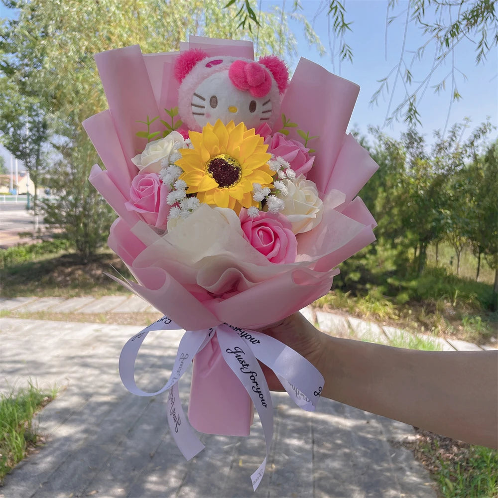 Plush Melody Stuffed Toy Flower Gift Bouquet