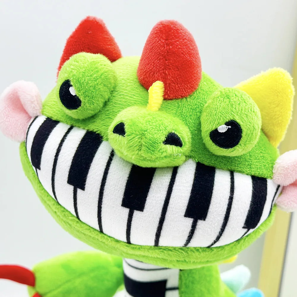 Pianosaurus Game Time Nightmare Critters Game Periphery Piano Dinosaur Plush PP Cotton Model Kawaii Ornament Birthday Gifts Toys