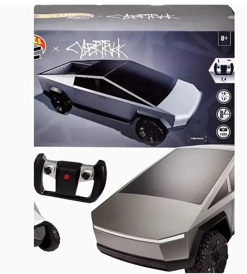 Hot Whells 1:12 Rc Cybertruck Toy Car