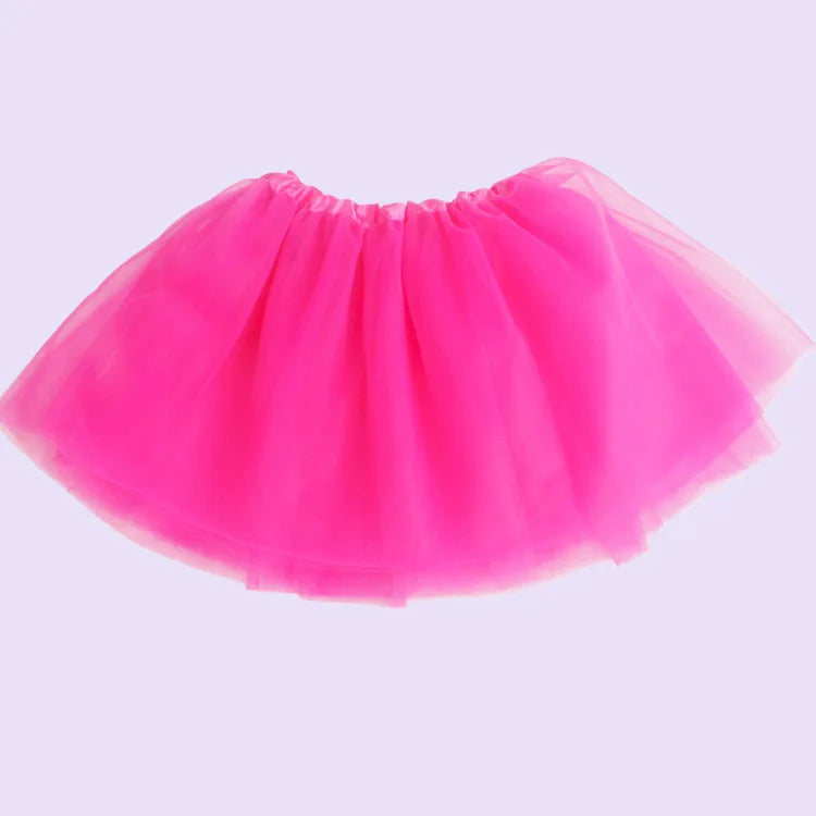 Girls Ballet Tutus Mini Skirt (Age 24M-7 YRS) Rose 2-7Y