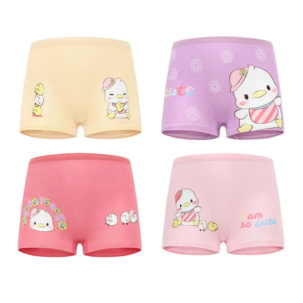 4 Piece - Girls Cotton Underwear 4 pieces 5