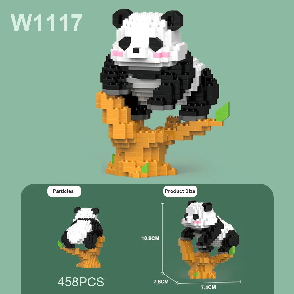 Panda Building Blocks Set DIY Tou
