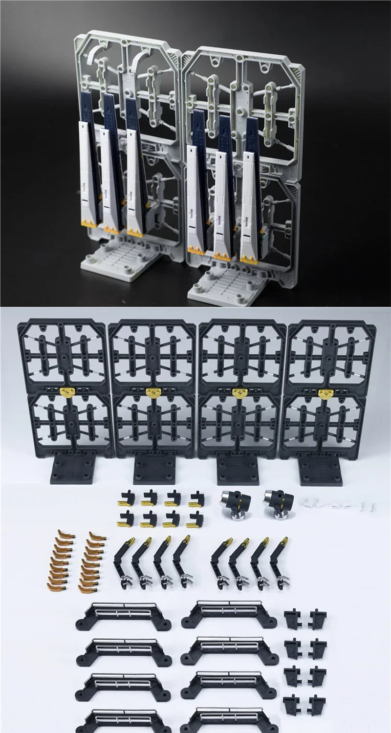 Gundam Assembly Model 1/144 Universal Hangar Anime Action Figures Collectible Prepare The Platform New Toys Gifts for Kids