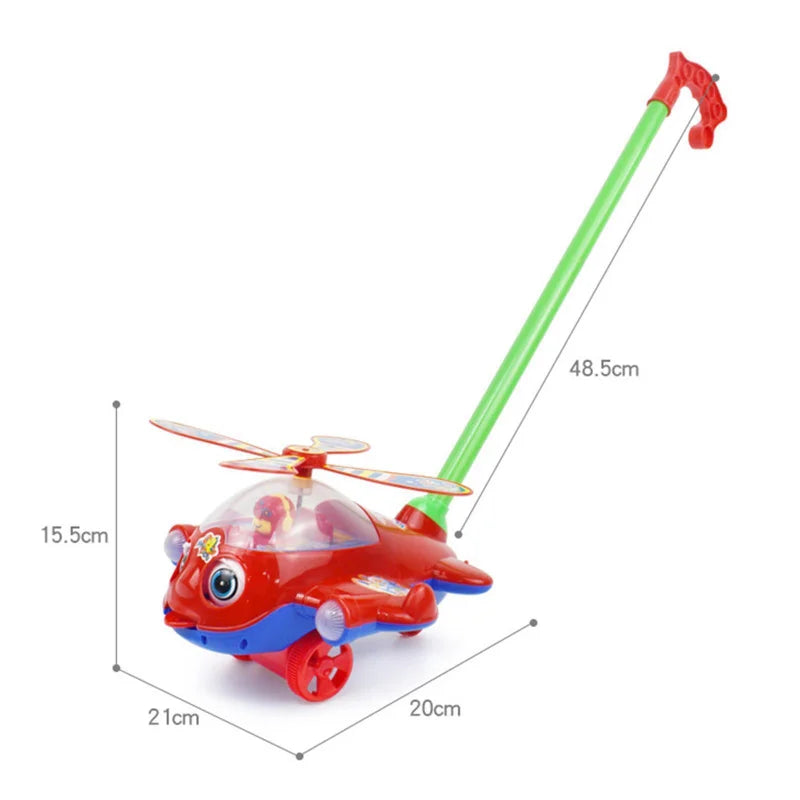 Baby Walker Push Pull Along Plane Car Toy