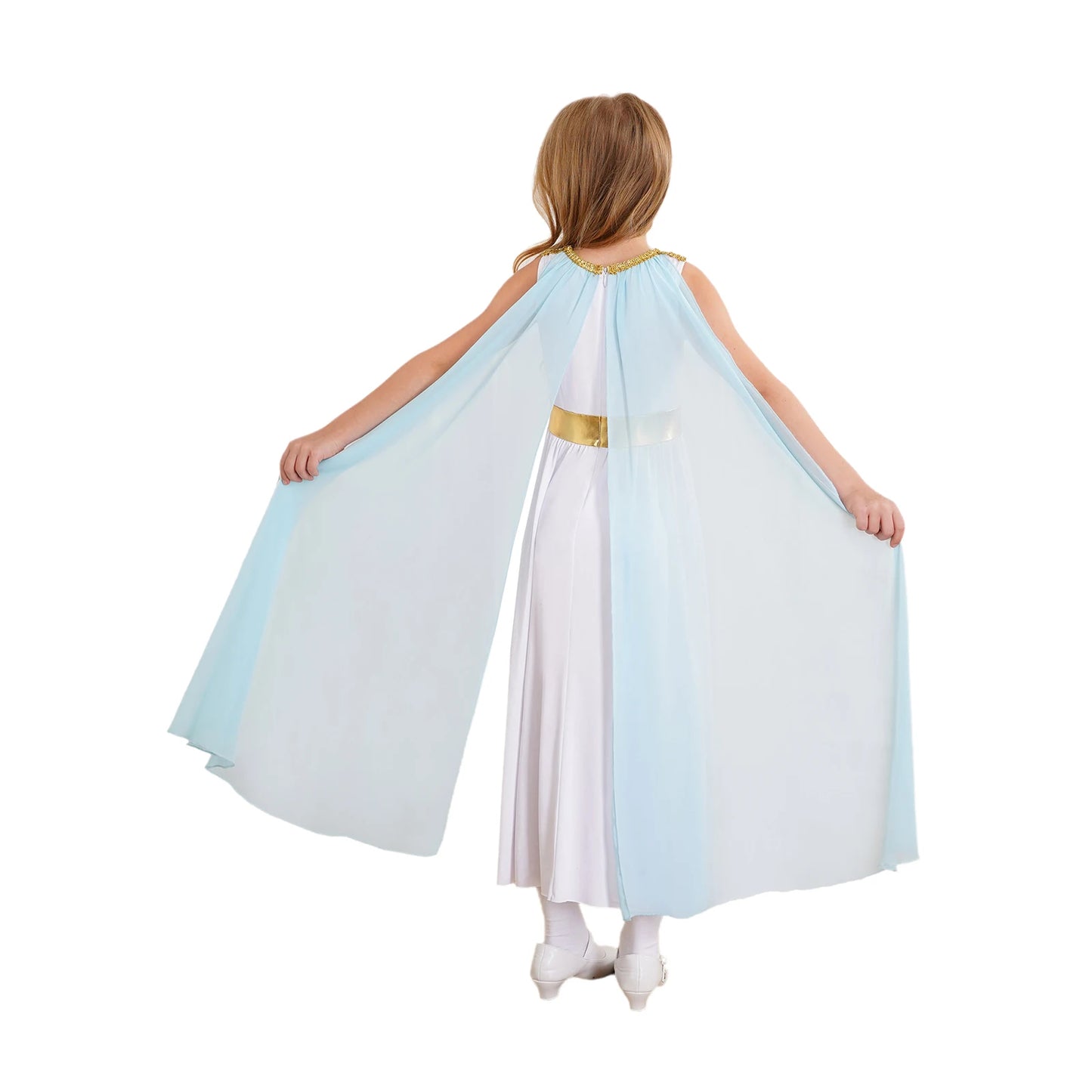 Girls Roman Grecian Athena Split Costume Dress (Age 6-16 YRS)