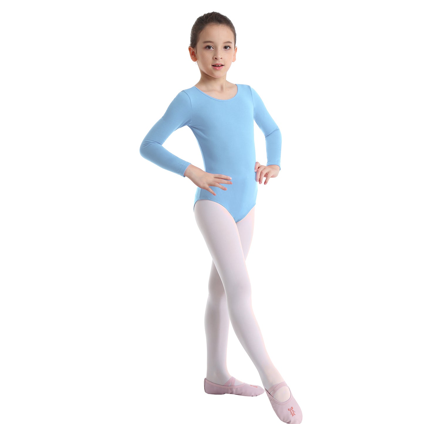 Girls Ballet Long Sleeve Leotard (Age 3-12 YRS)