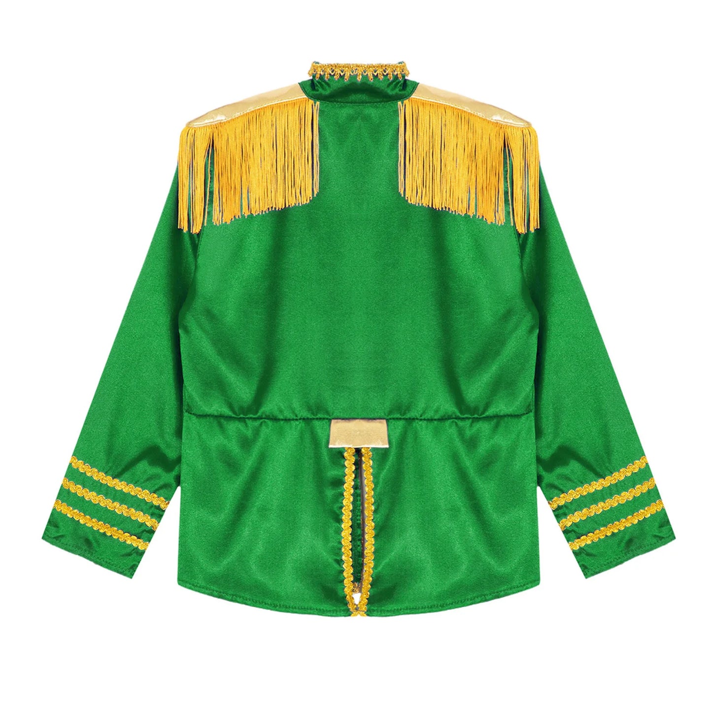 Girls 60s Retro Band Musician Costume Tassel Jacket (Age 6-16 YRS)