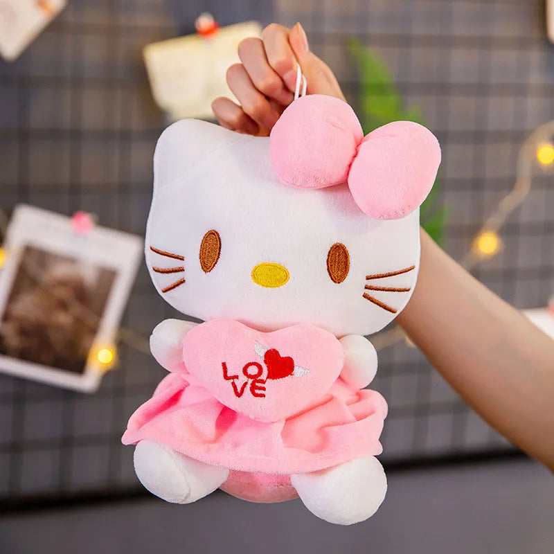 Plush Hello Kitty Pink Stuffed Toy - 25cm