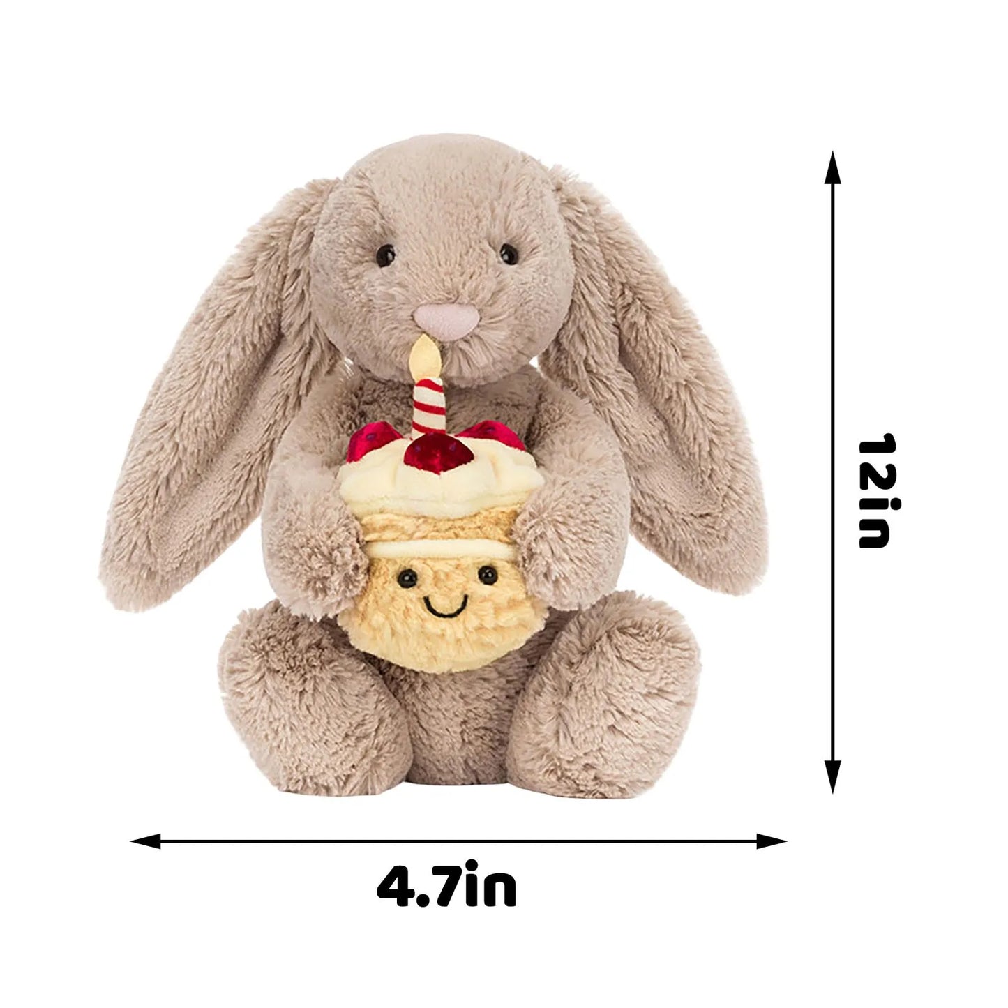 Plush Bashful Bunny Stuffed Toy