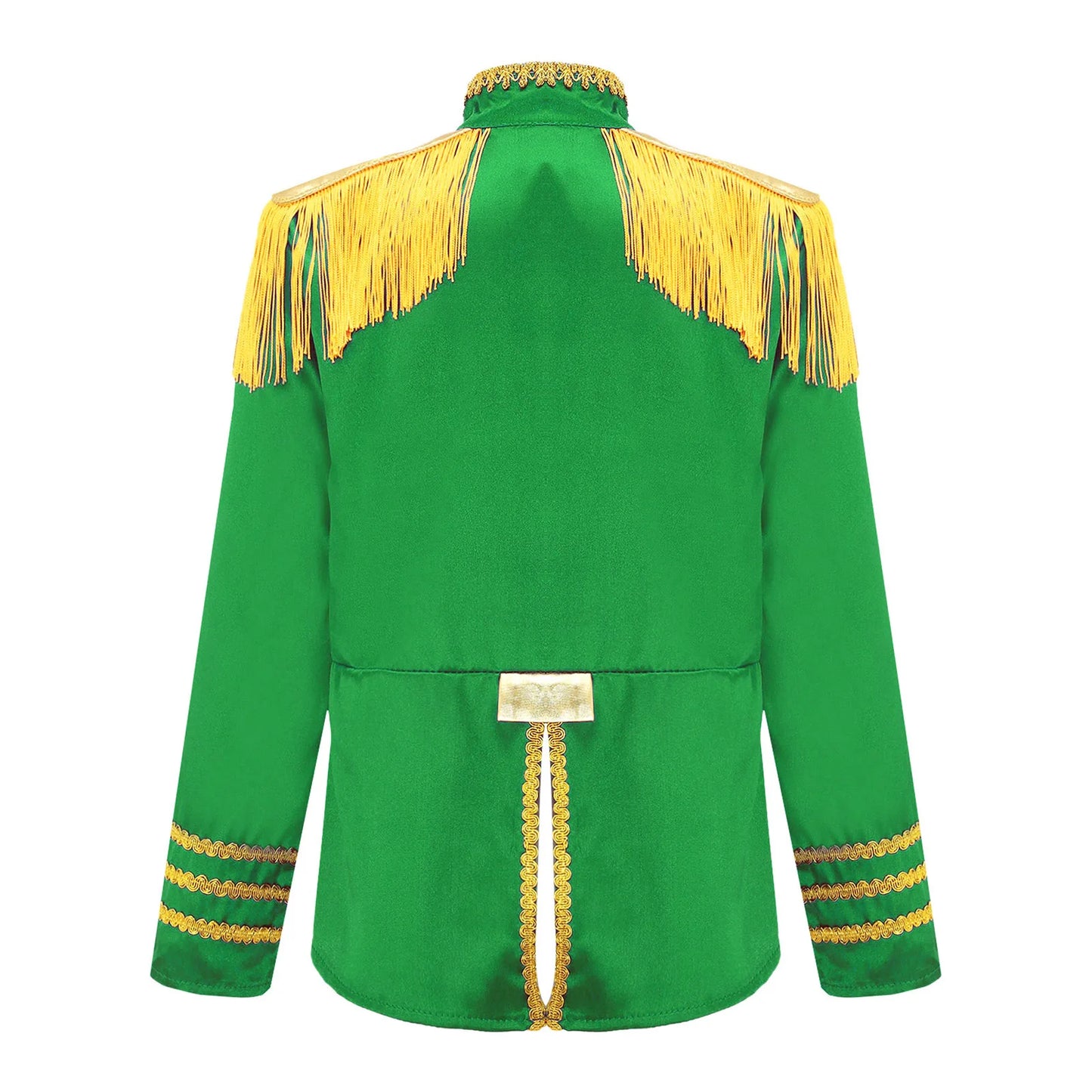 Girls 60s Retro Band Musician Costume Tassel Jacket (Age 6-16 YRS)