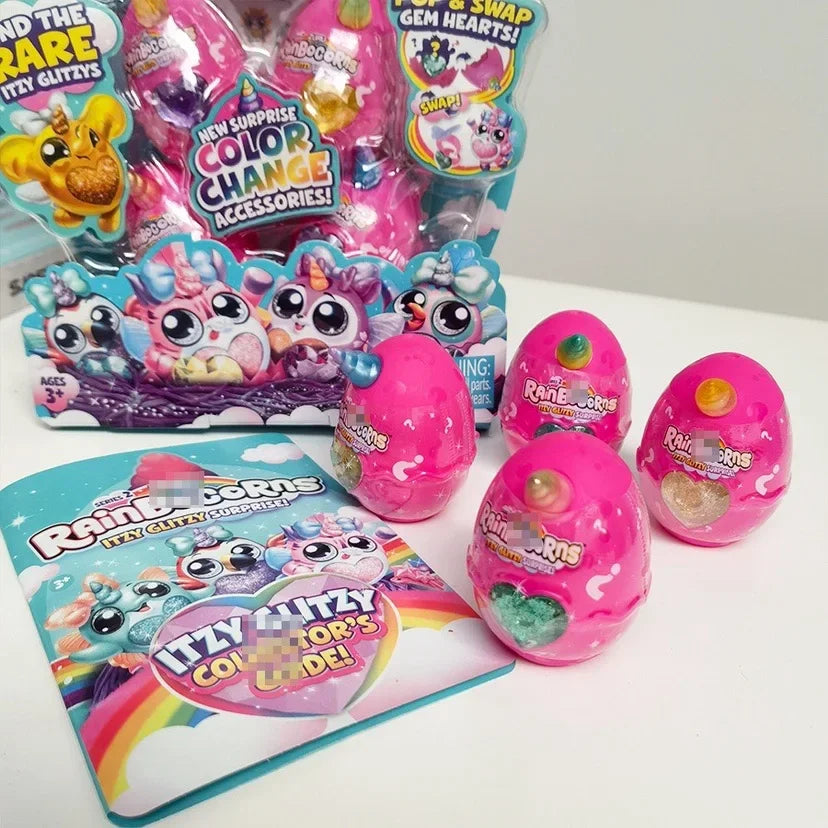 ZURU Rainbocorns Itzy Glitzy Surprise collectible eggs.