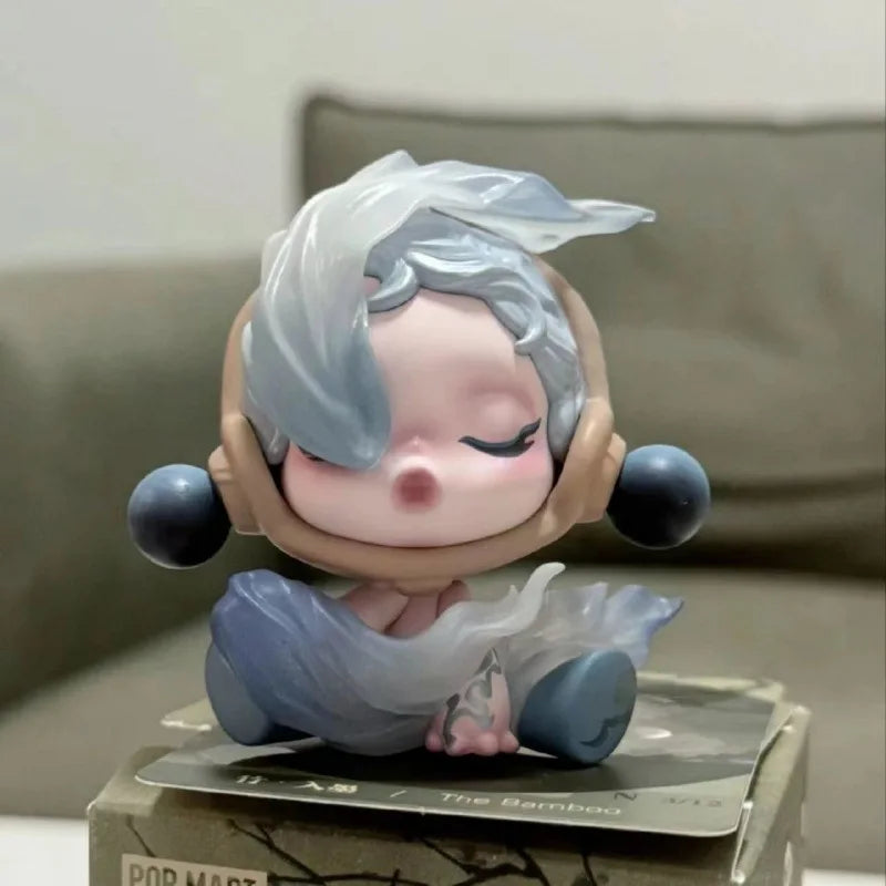 SKULLPANDA The Ink Plum Blossom Series Blind Box Wind attack interest