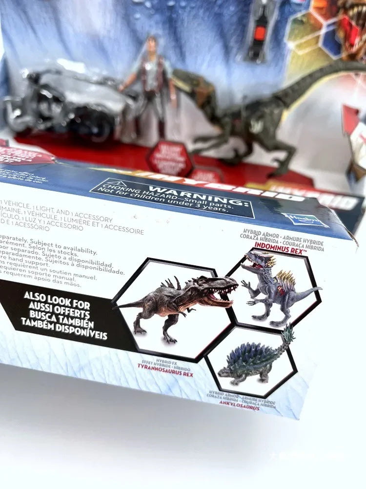 Jurassic Park Cycle & Hybrid Raptor Action Figure Motorcycle Set