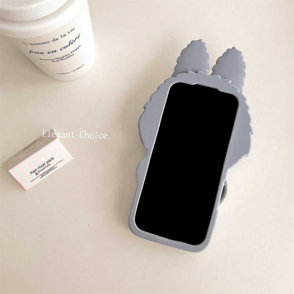 Labubu Soft Silicone Phone Cases For iPhone 16 15 Pro Max 12 13 14 Plus