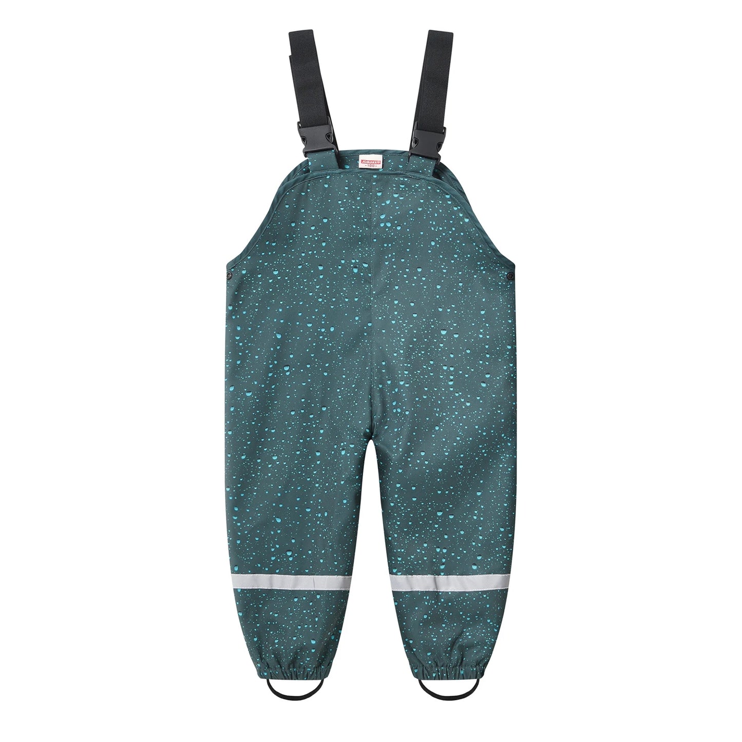 Toddler Rain Adjustable Printed Waterproof Trousers Overalls (Age 18M-6YRS)
