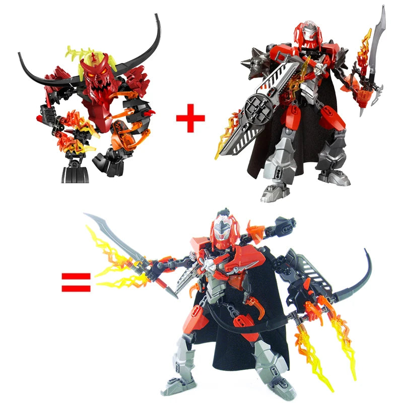 Building Blocks Hero Factory Star Figures DIY 2 Set