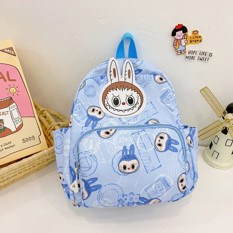 Labubu Backpack - Lightweight, Preppy Style Cartoon Schoolbag - Durable, Water-Resistant Labubu-A