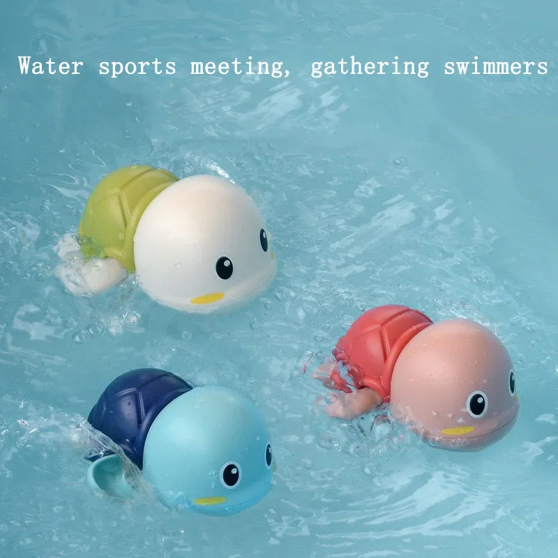 Baby Bath Swimming Duck Toys Three-Turtles