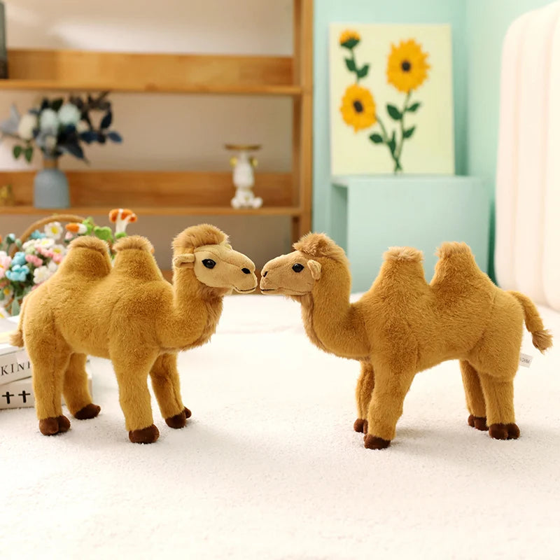 Plush Standing Camel Stuffed Toy - 30cm