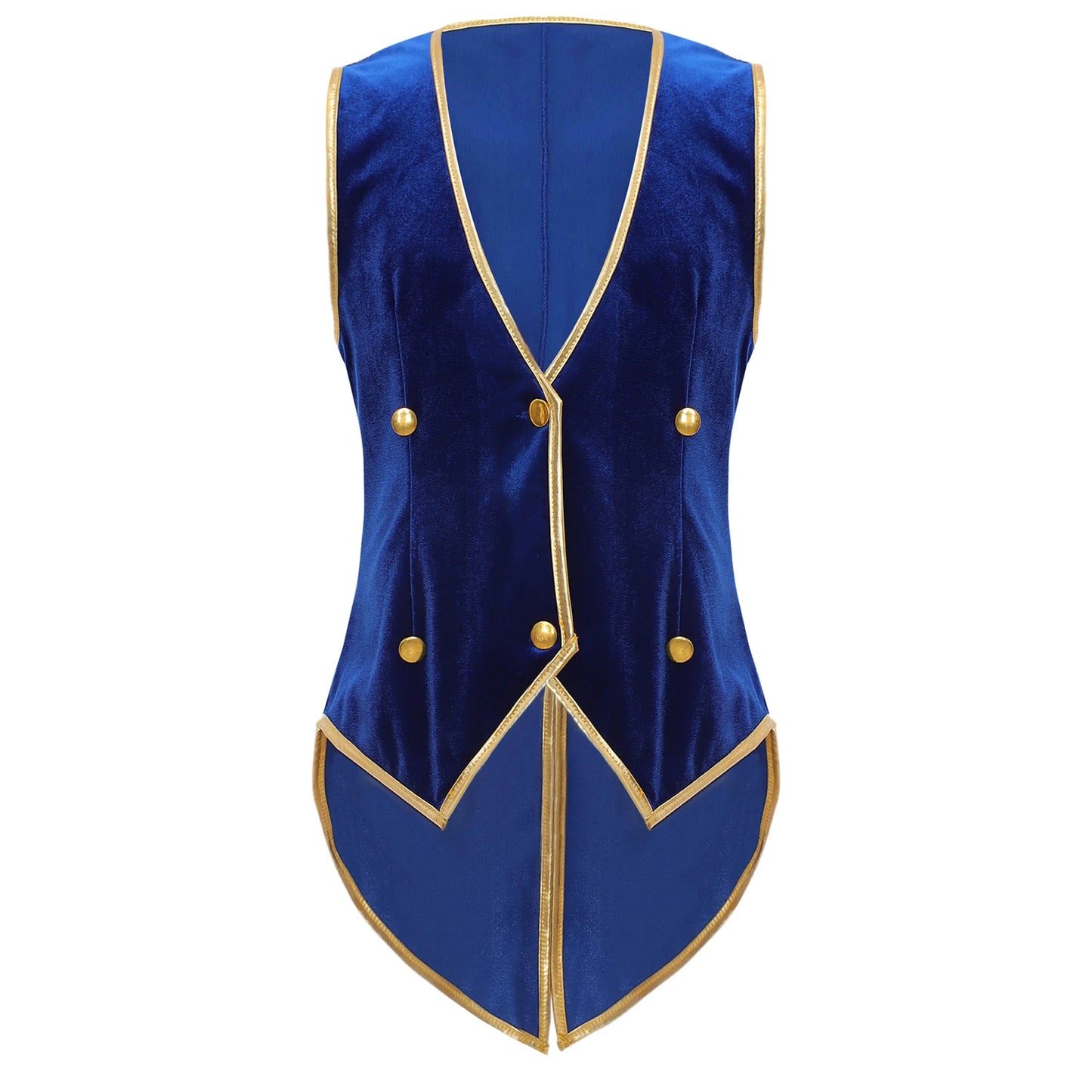 Boys Medieval Renaissance Tailcoat Vest Costume (Age 6-16YRS)