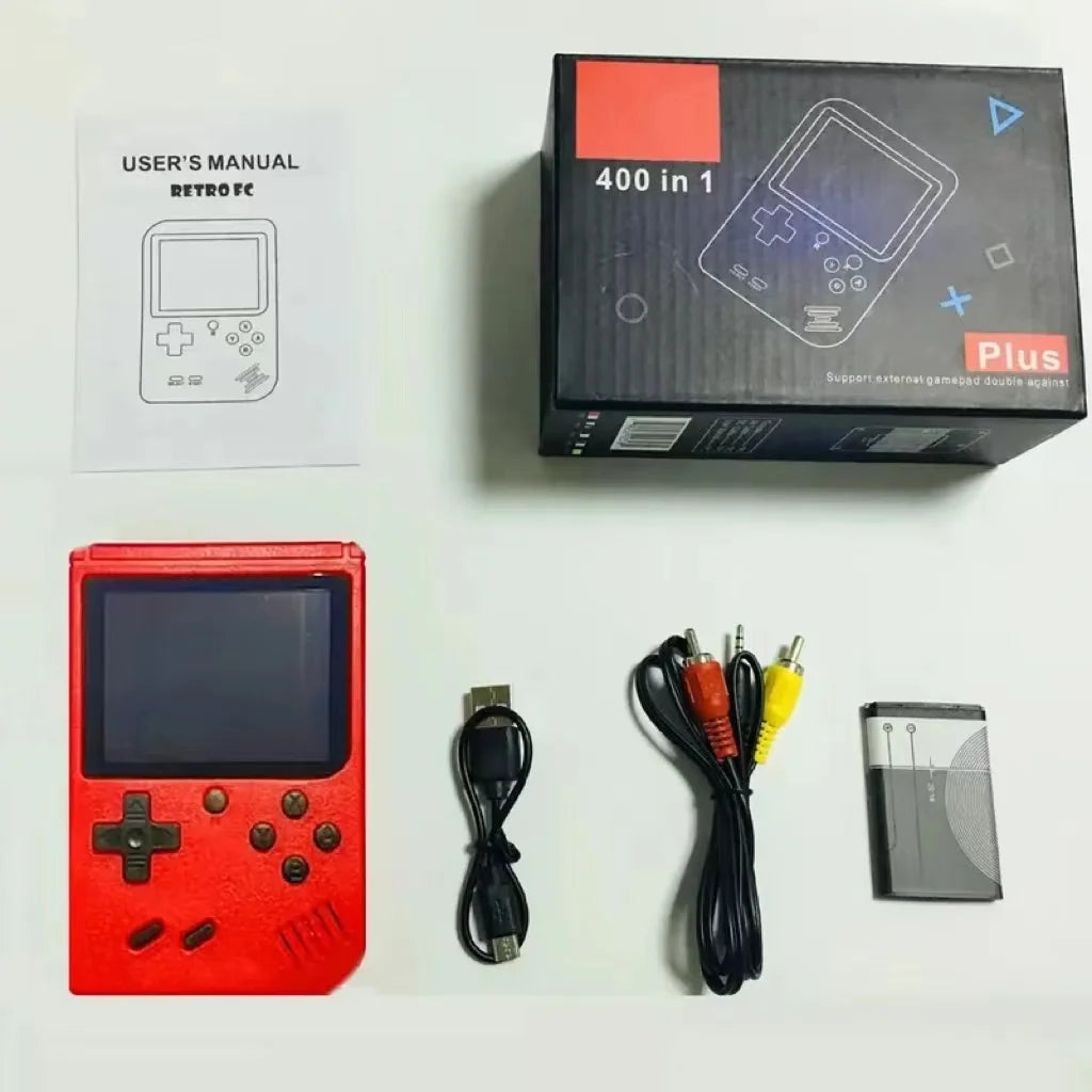 Portable Retro Handheld Game Console 400 Classic Multiple Classic Games Built-in