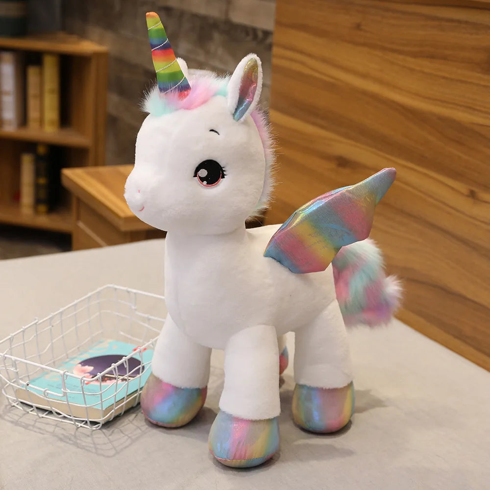 Large Plush Unicorn Dream Rainbow Plush Toy 40-80cm White