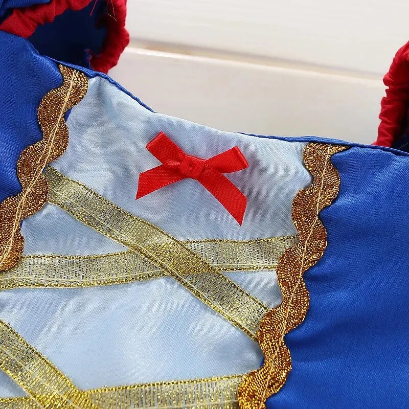 Girls Snow White Halloween Costume Dress (Age 12M - 4YRS)