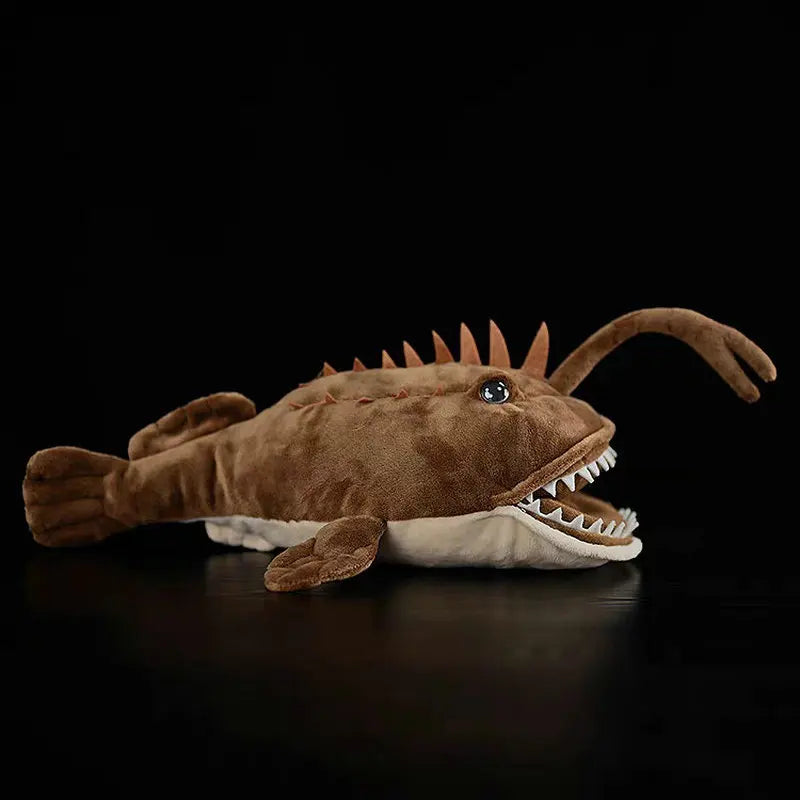 Plush Anglerfish Monkfish Lophius Americanus Stuffed Toy 25-30cm