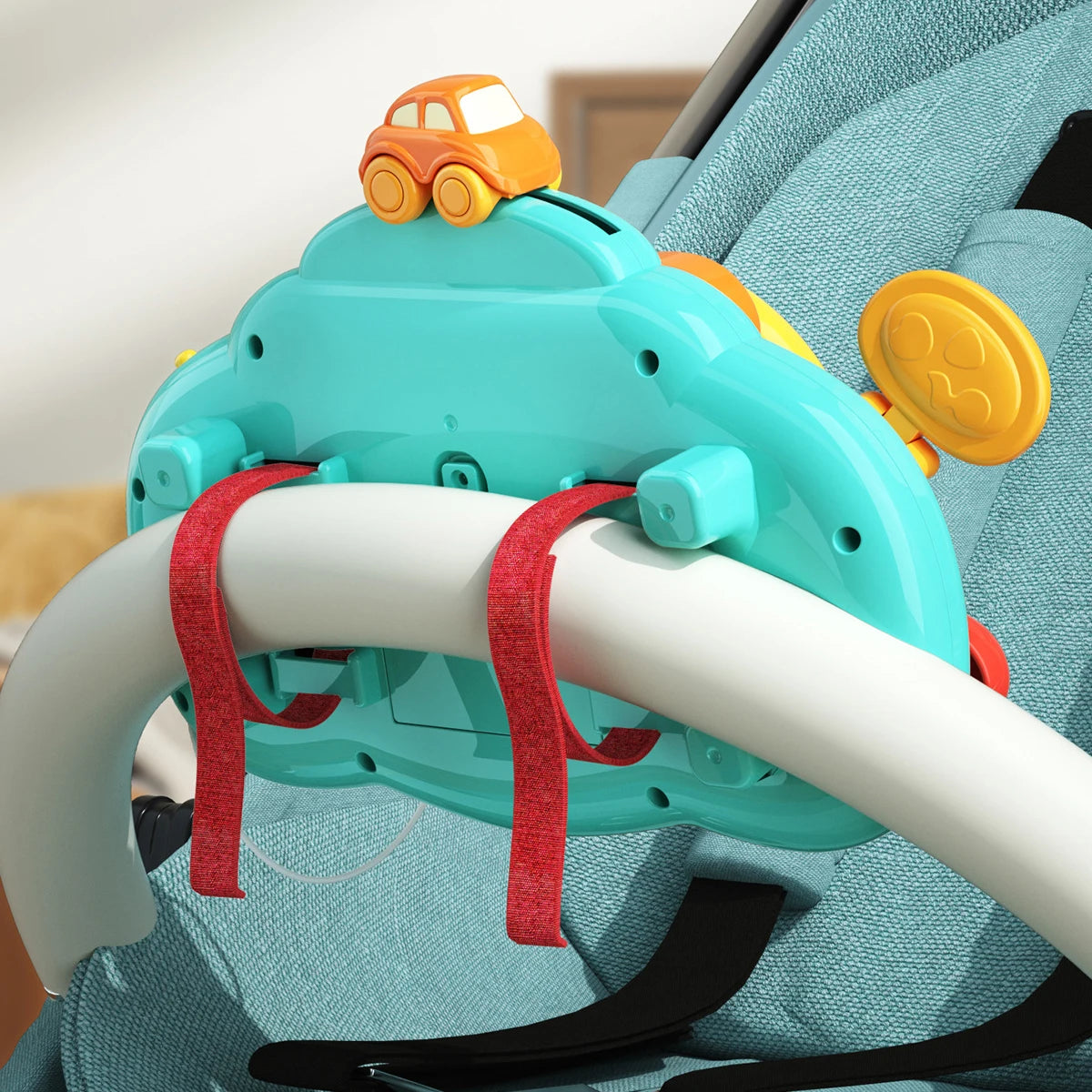Babyno Baba Electric Simulate Driving Car Copilot Steering Wheel Toy