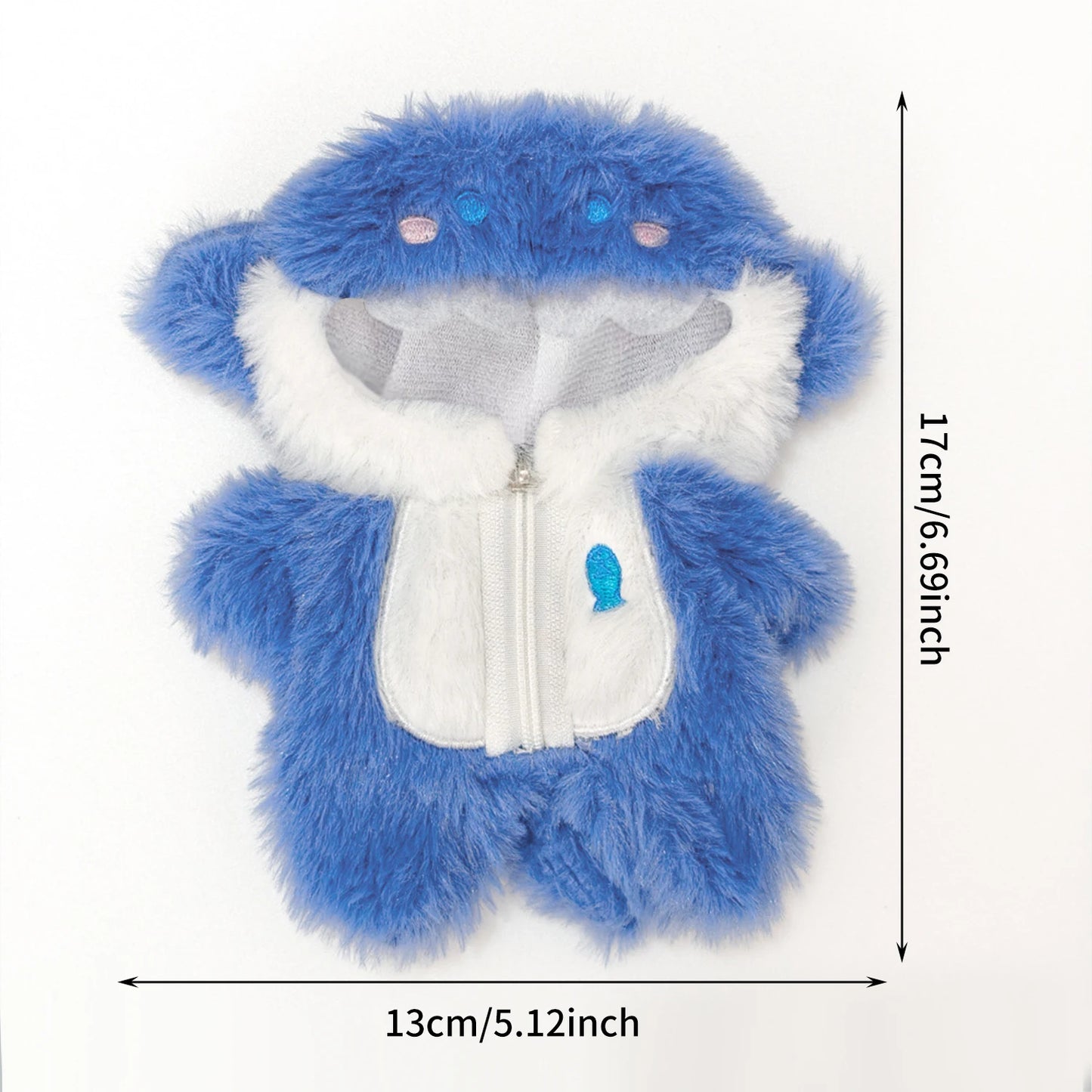 Plush Dress Up Labubu Doll Clothes
