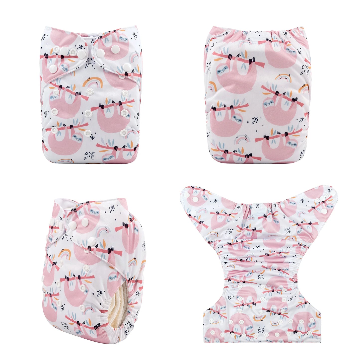 Washable Baby Nappy Eco-friendly With Microfiber Insert YDP122