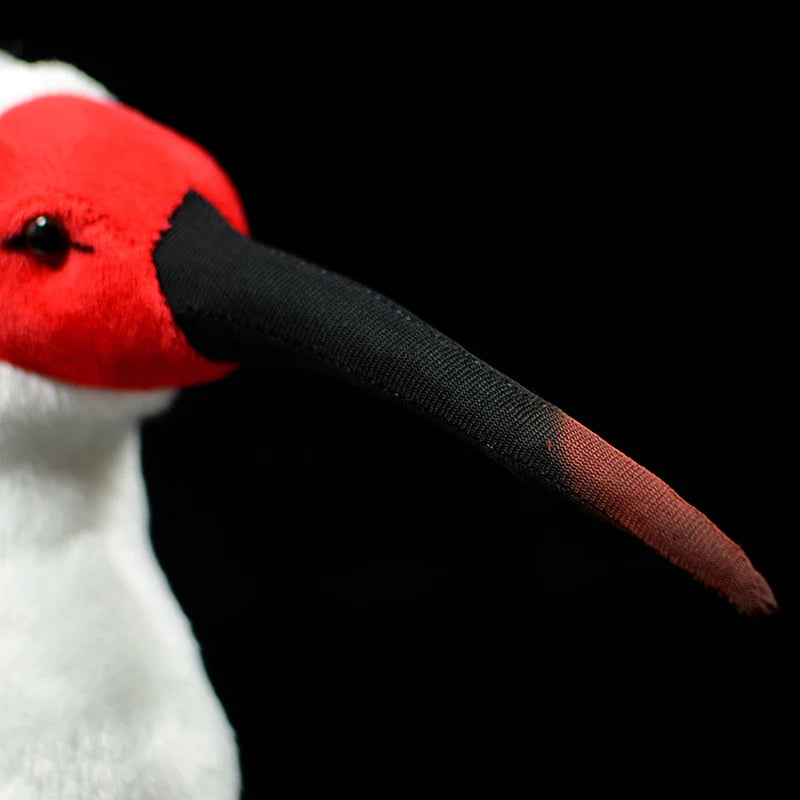 Plush Crested Ibis Stuffed Toy - 27cm
