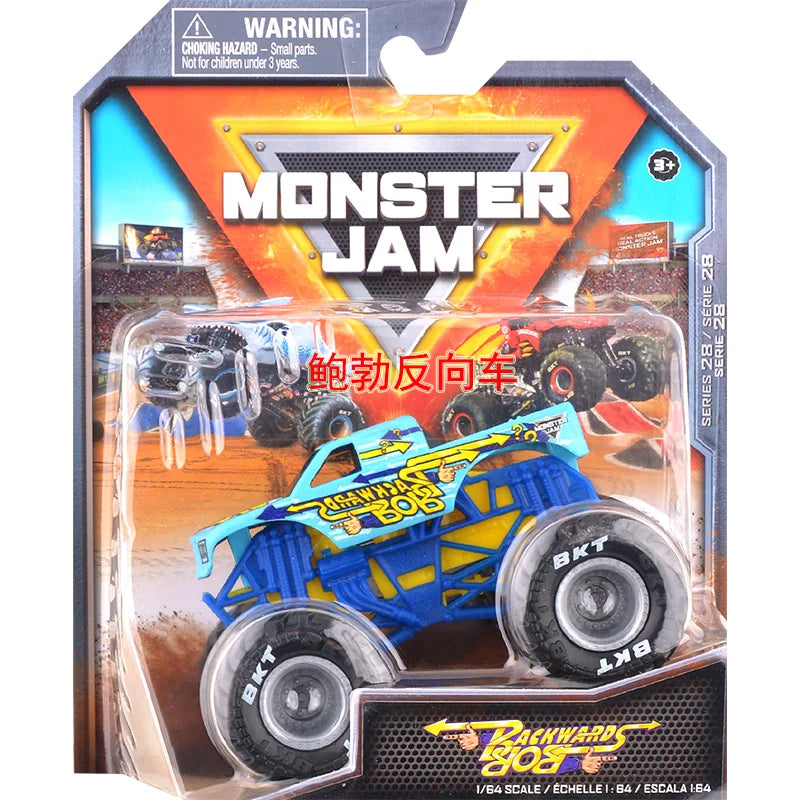 Monster Mutt Monster Jam Grave Digger 1:64 Scale Die Cast Alloy Truck Toys Monster Jam Grave Digger Monster Truck Boys Off-Road Light Green