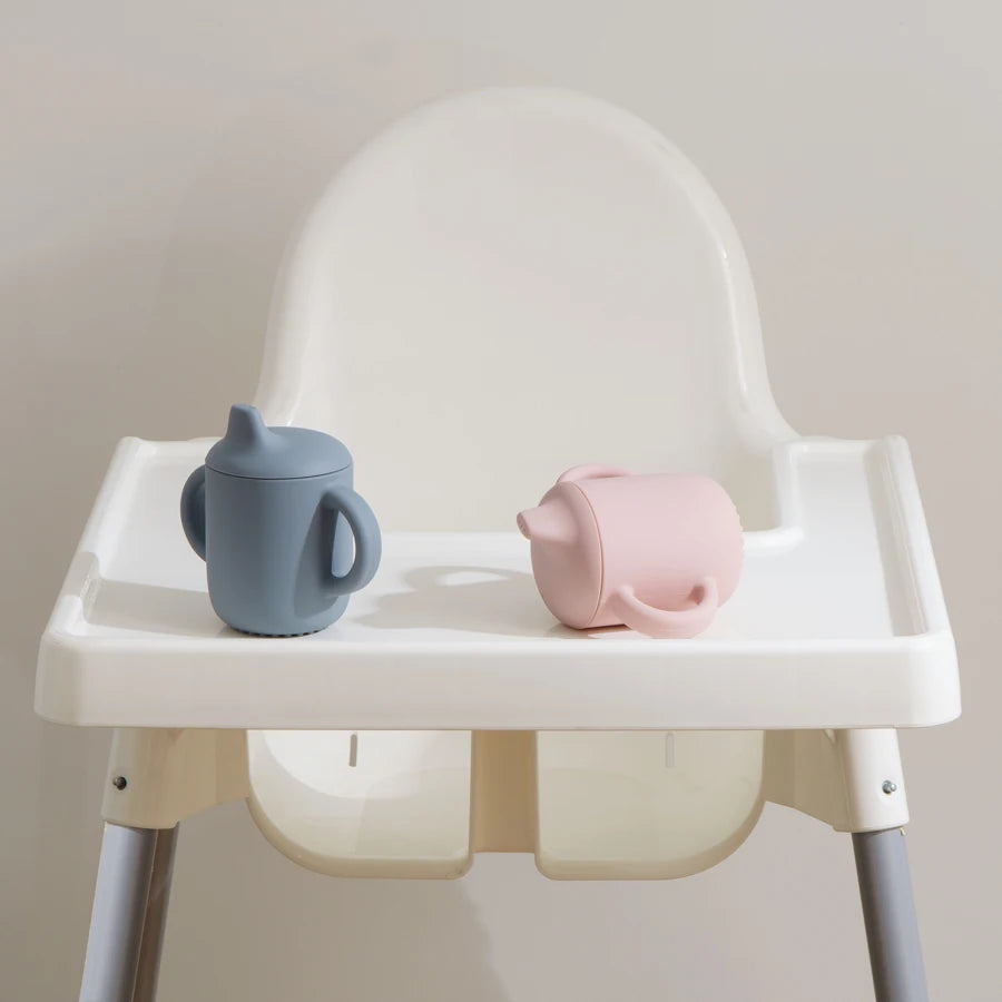 Baby Feeding Silicone Drinking Sippy Cups