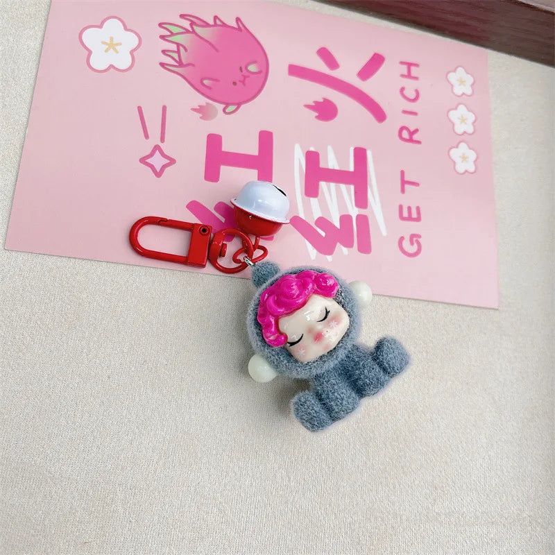 Labubu Keychain Doll Pendant Charms