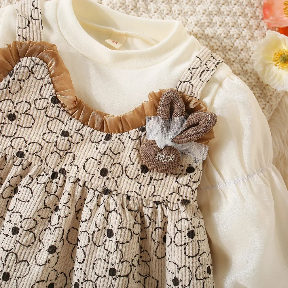 Baby Girls Bunny Dress (Age 9M-3 YRS)