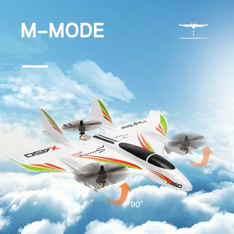 WLtoys XK X450 RC Toy Airplane Remote Control