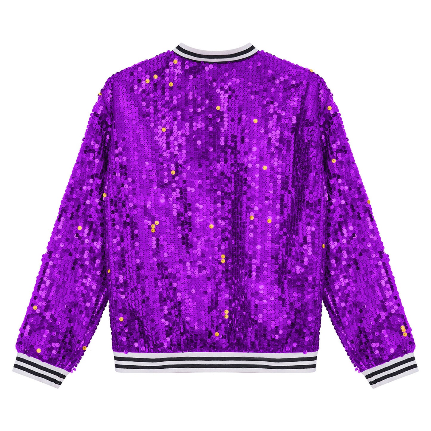 Girls Sequins Baseball Bomber Jackets (Age 6-16 YRS)