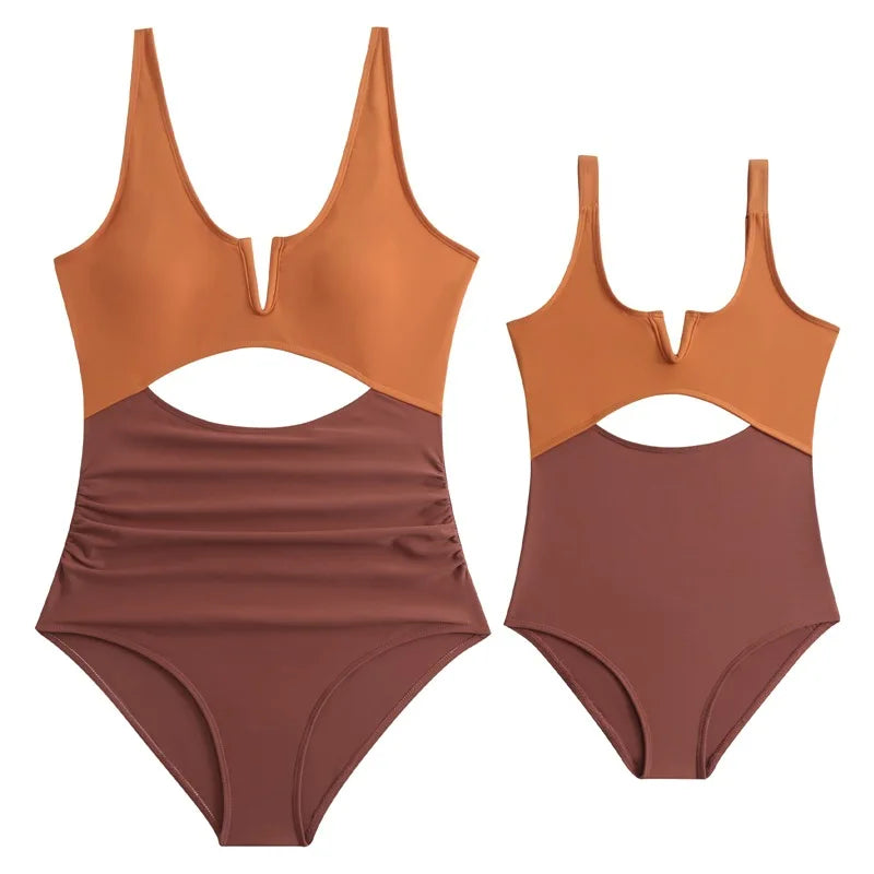 Mother & Daughter Matching Swimsuits (Mommy & Me)