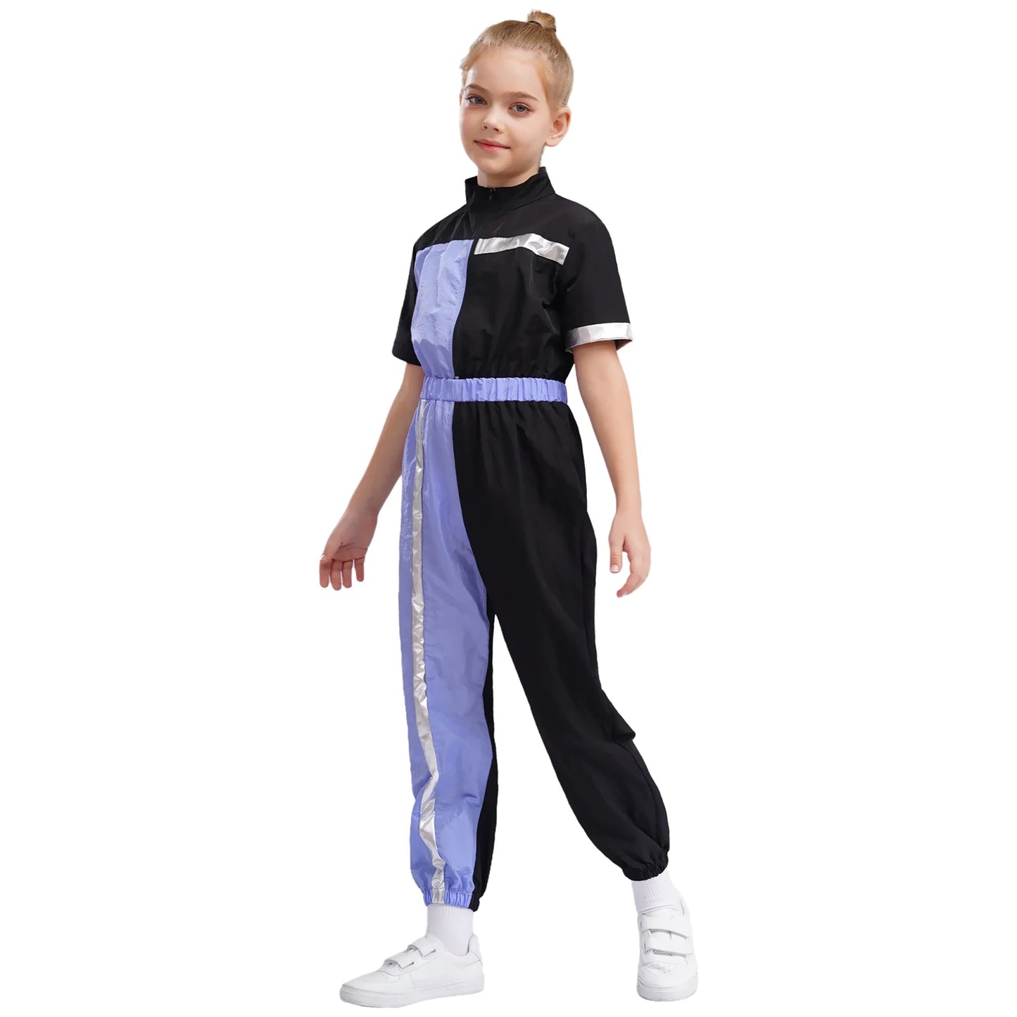 Girls Color Block Jumpsuit (6-16 YRS)