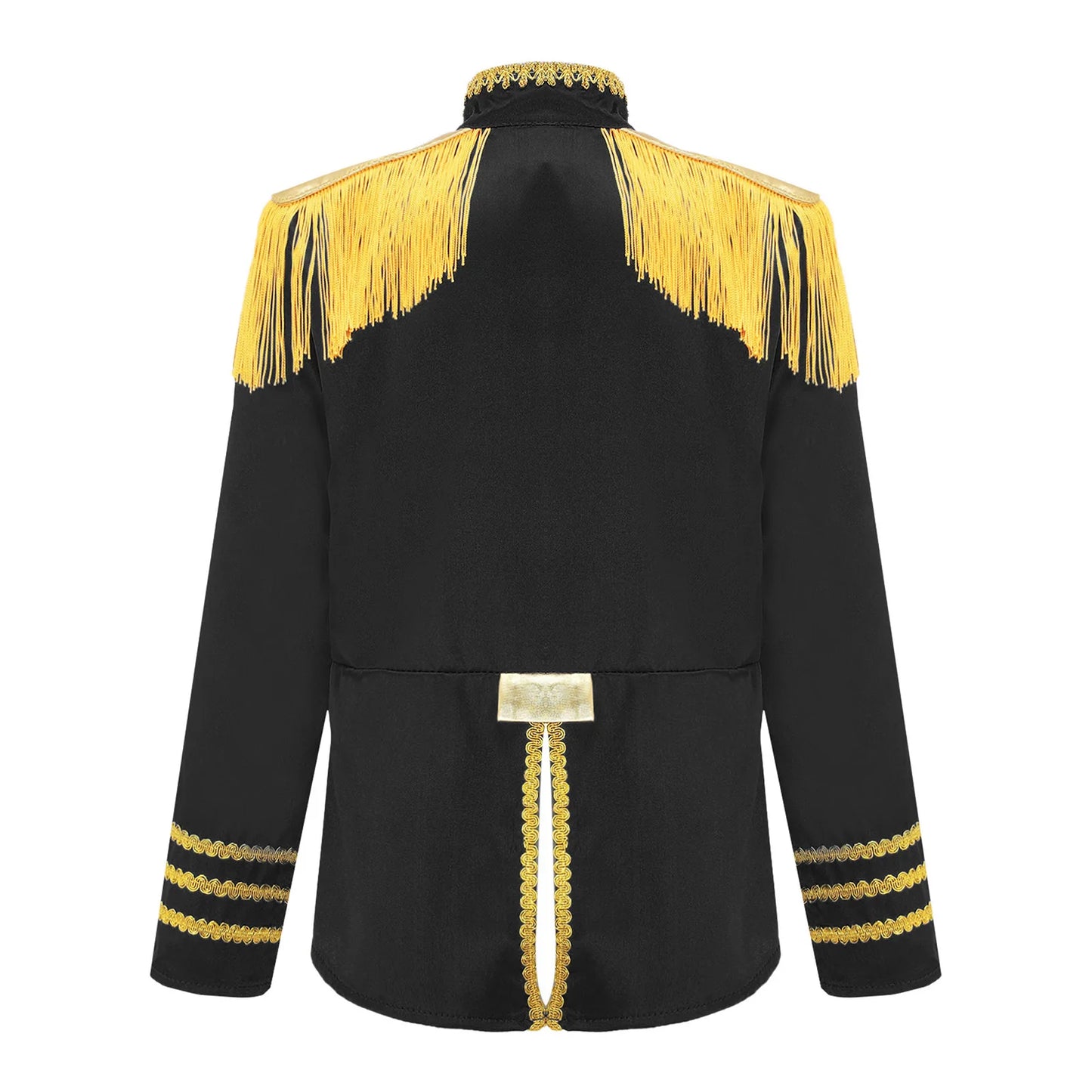 Girls 60s Retro Band Musician Costume Tassel Jacket (Age 6-16 YRS)