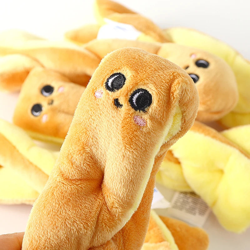 Plush Challah Bread Stuffed Toy - 19cm