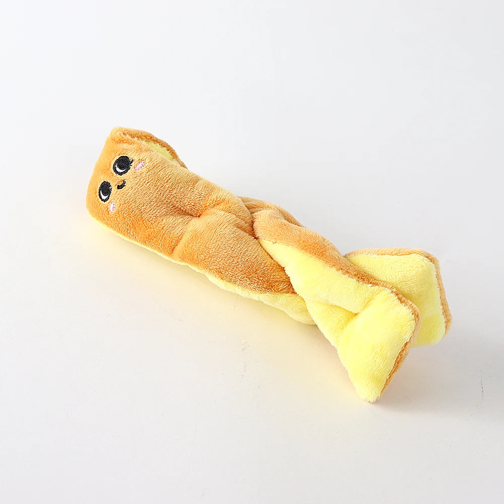 Plush Challah Bread Stuffed Toy - 19cm