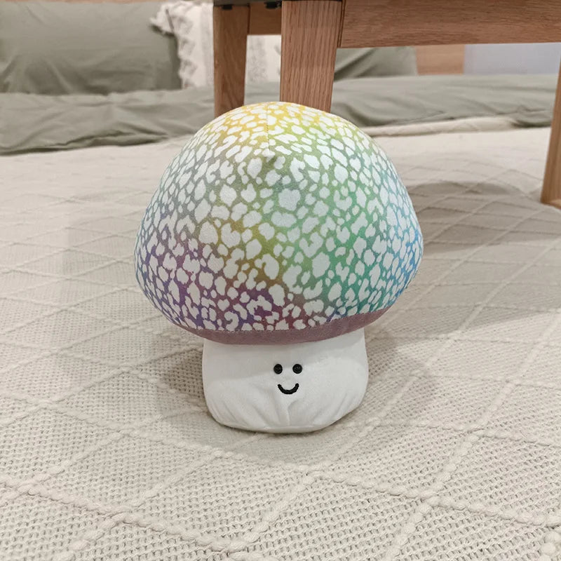 Plush Shiitake Mushrooms Stuffed Toy - 18x20cm