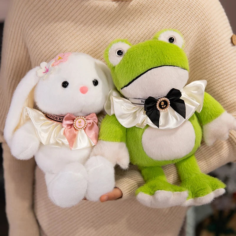Plush Duck Rabbit Frog Chick Stuffed Toy - 25cm