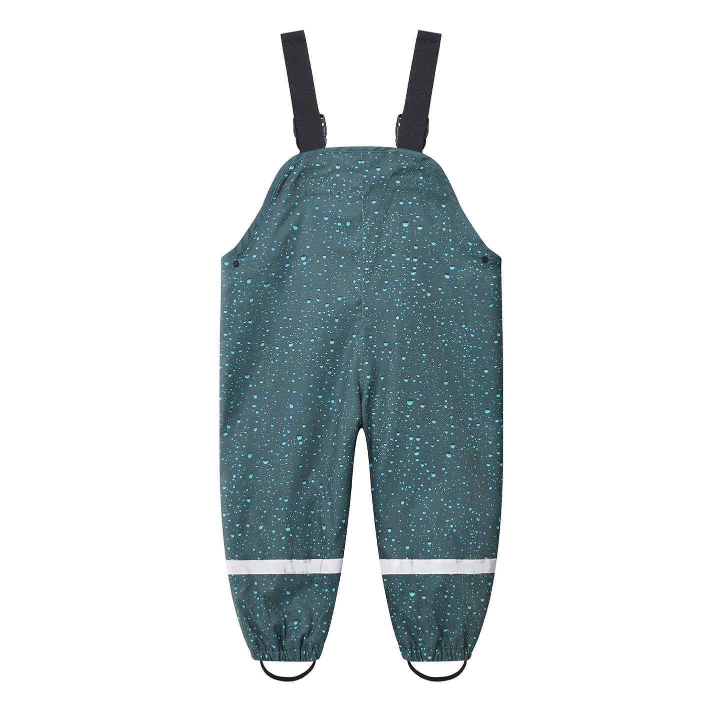 Toddler Rain Adjustable Printed Waterproof Trousers Overalls (Age 18M-6YRS)