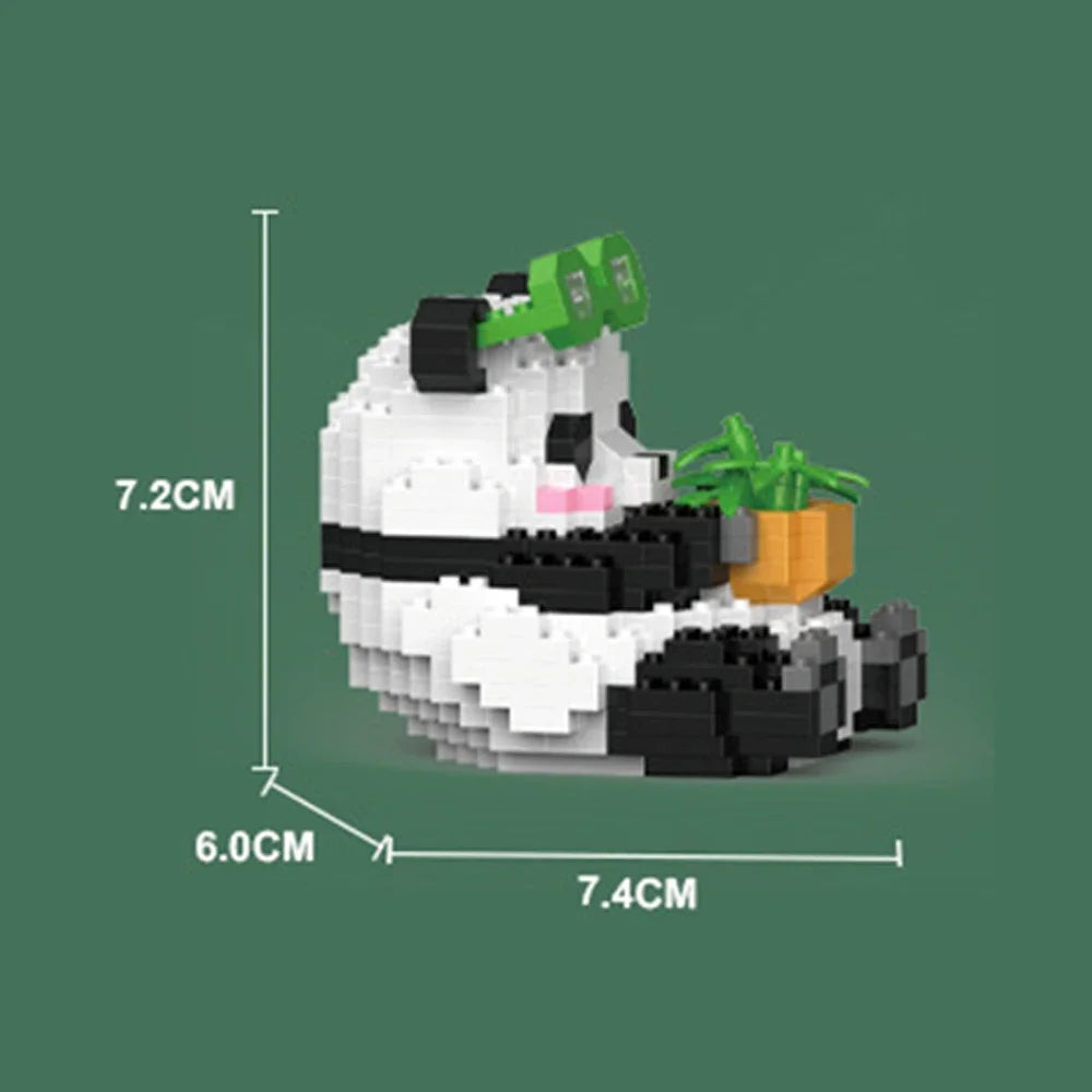 Panda Building Blocks Set DIY Tou