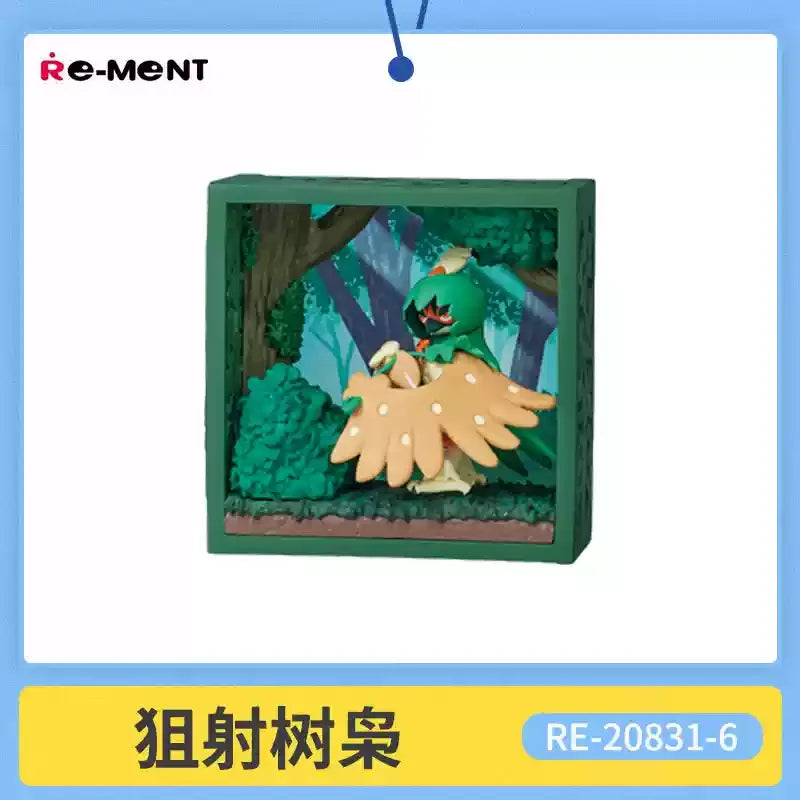 Re-Ment Pokémon Frame Deep Woods Mini Figure Blind Box – Forest Scene Collectibles | 6 Styles