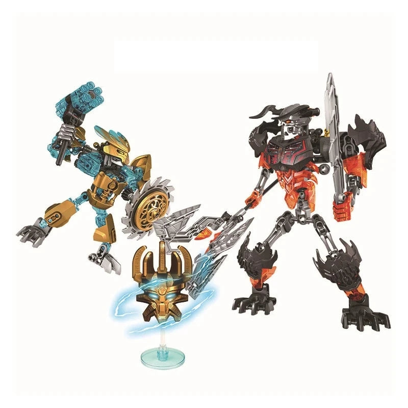 Building Blocks Hero Factory Star Figures DIY Skull Grinder